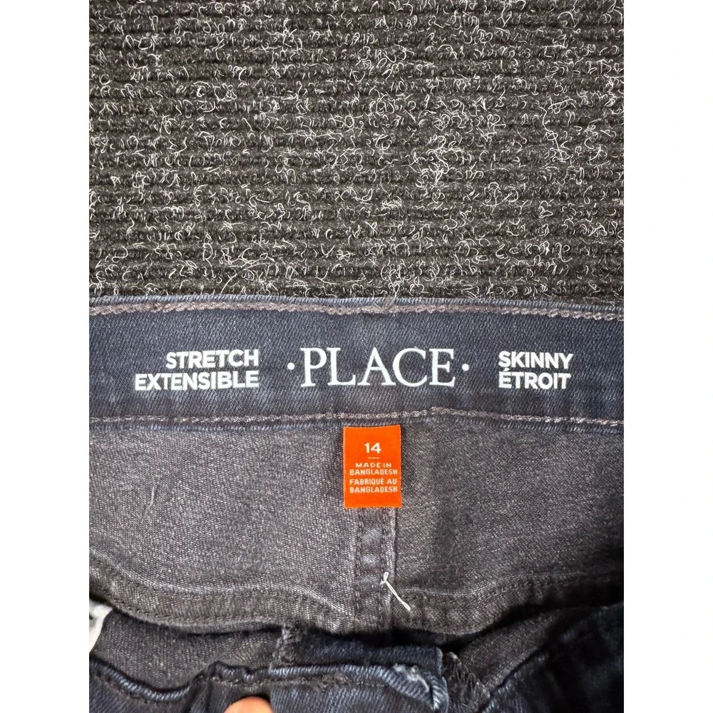 The Children's Place Girls Size 14 Skinny Stretch Jeans Dark Wash Denim